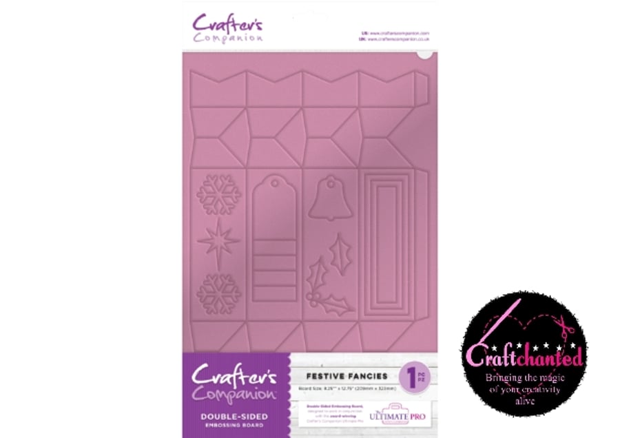 Crafter's Companion - Ultimate Pro - Festive Fancies Double Sided Embossing Boar
