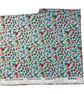 Large wash bag in Liberty cotton, floral toiletries bag with handles and pocket. - Image 8
