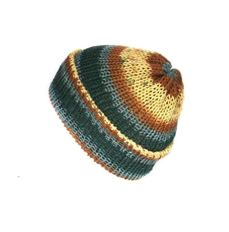 Willow cotton beanie - Handmade with 100% soft cotton yarn - Unisex beanie