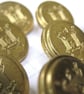 10 Small Gold Metal Shank Hepton Buttons - Image 4
