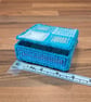 Container with lid for small desk items - blue, white, mint green, lilac colour  - Image 3