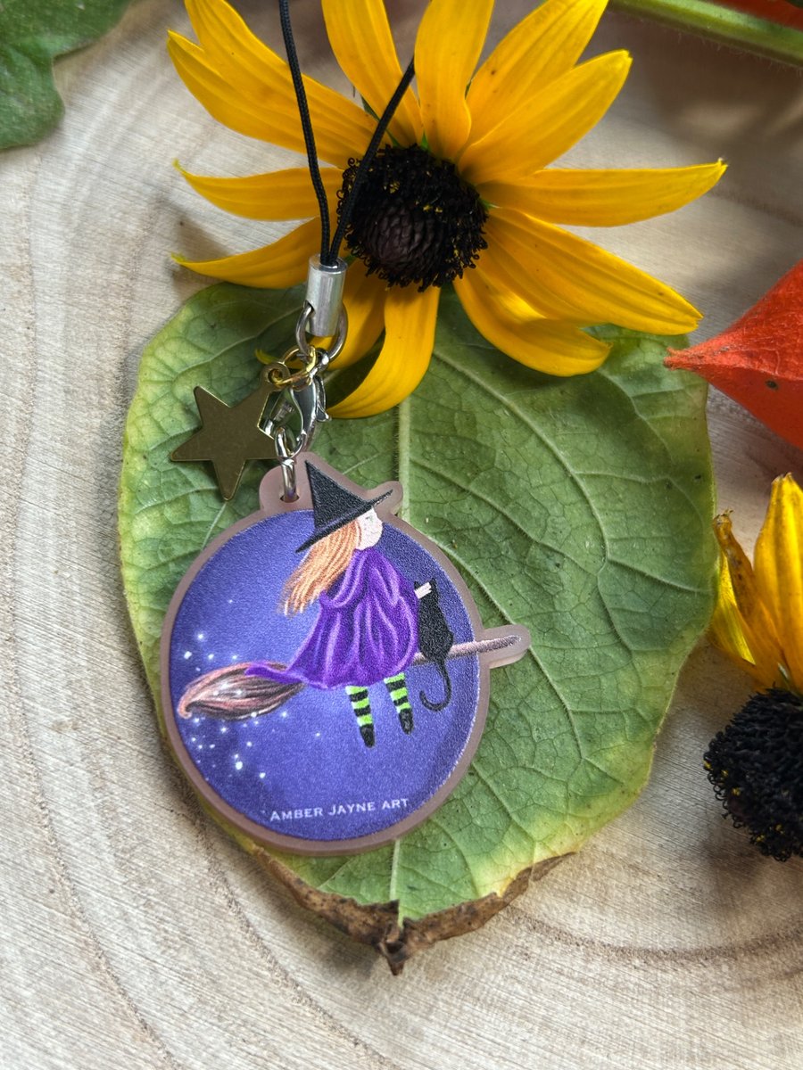 Witch Acrylic Charm