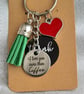 More Than Coffee Key Ring - Style B - Key Chain Bag Charm. - Image 2