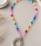 Rainbow Sweetie Statement Necklace 