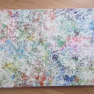 ABSTRACT ACRYLIC PAINTING 9 x 12 inches