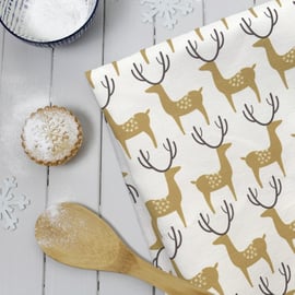 Christmas Reindeer Tea Towel - LAST ONE