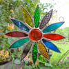 Stained Glass Daisy Suncatcher