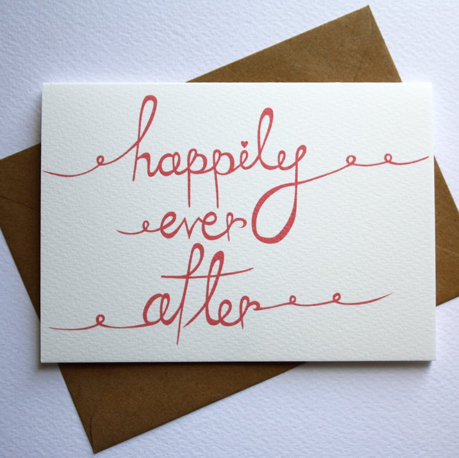 Happily ever after card