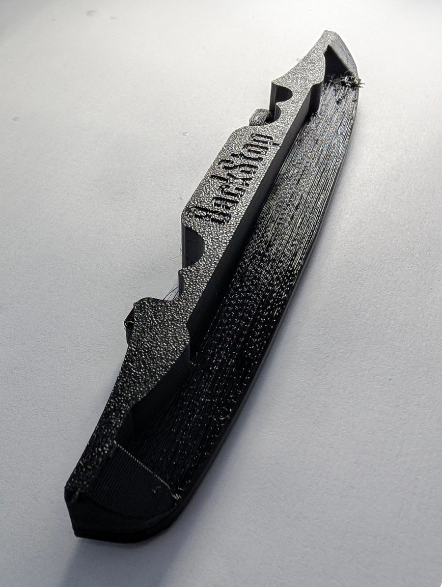 BackStop Bumper for Kamtec 757 Monster Mini body on Battcave Jok3r