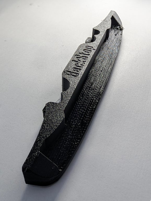 BackStop Bumper for Kamtec 757 Monster Mini body on Battcave Jok3r