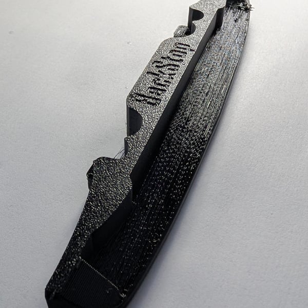 BackStop Bumper for Kamtec 757 Monster Mini body on Battcave Jok3r