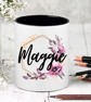 Personalised Floral Name Personalised  Pen  - Pencil Pot - Image 4