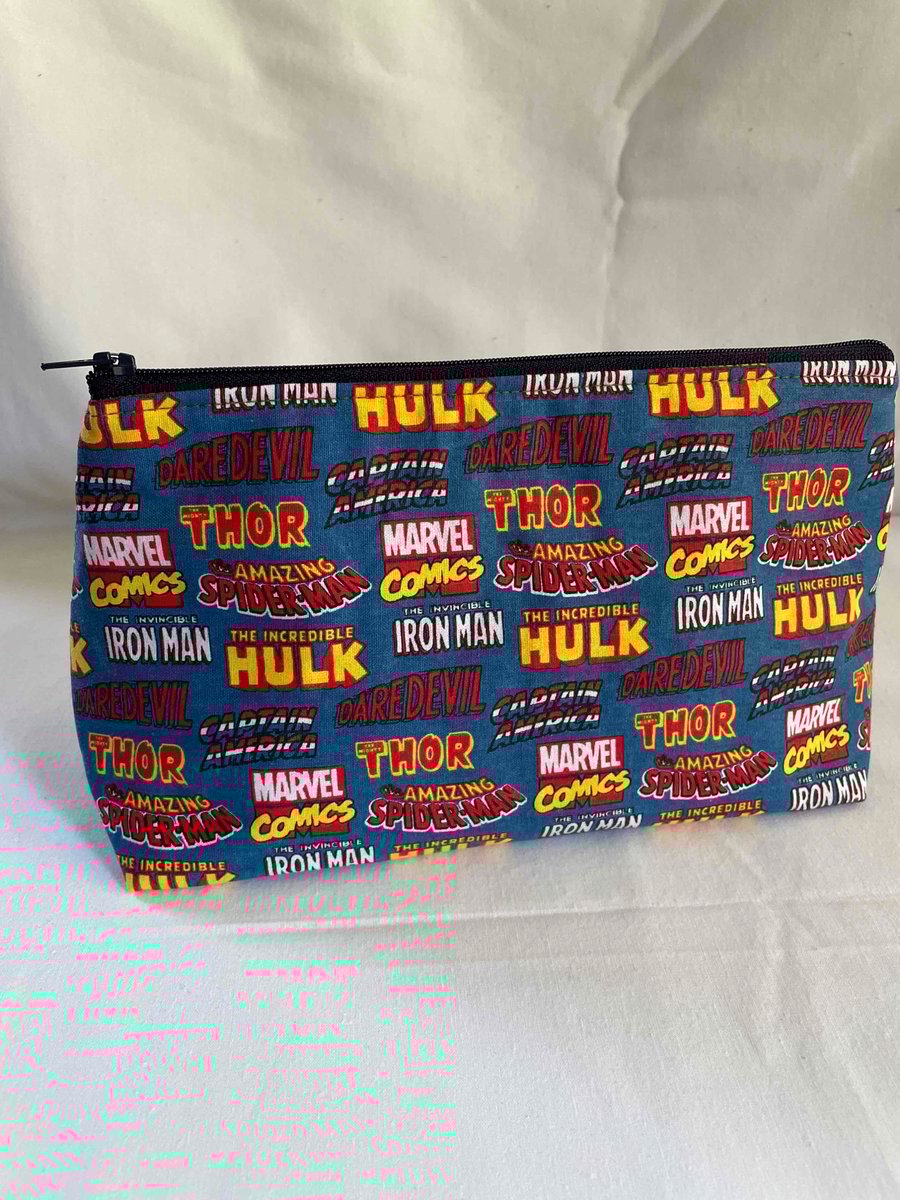 Marvel Comics Zipped Bag