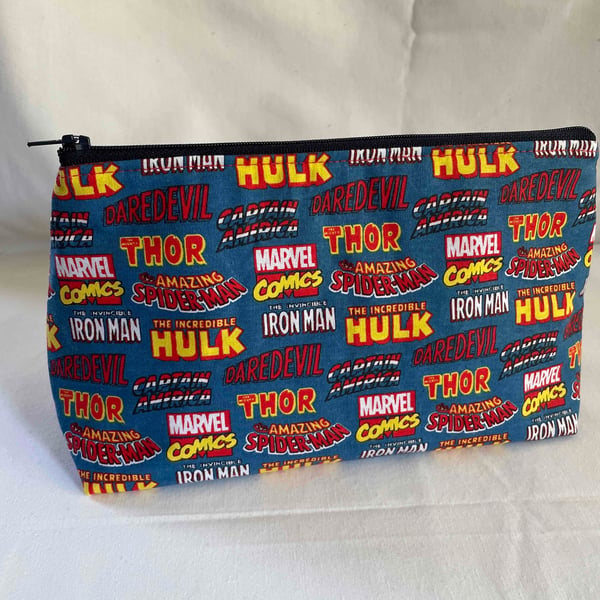 Marvel Comics Zipped Bag