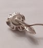 Silver rose earrings - Image 4