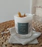 Salted Caramel scented vegan soy wax candle