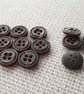 7 8" 22.4mm 36L Bark, Wood effect Buttons - Image 4
