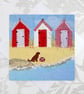 Beach Huts birthday card  - Image 1