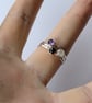 Sterling Silver Gemstone Stacking Rings, Handmade Urban Design Jewellery - Image 5