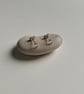 Tiny Circle Stud Earrings, Sterling Silver, Simple Small Open Rings - Image 6