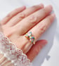 Rainbow Bow Adjustable Ring - Image 2