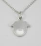 Sheep Pendant (Small) Handmade from Sterling Silver - Image 3