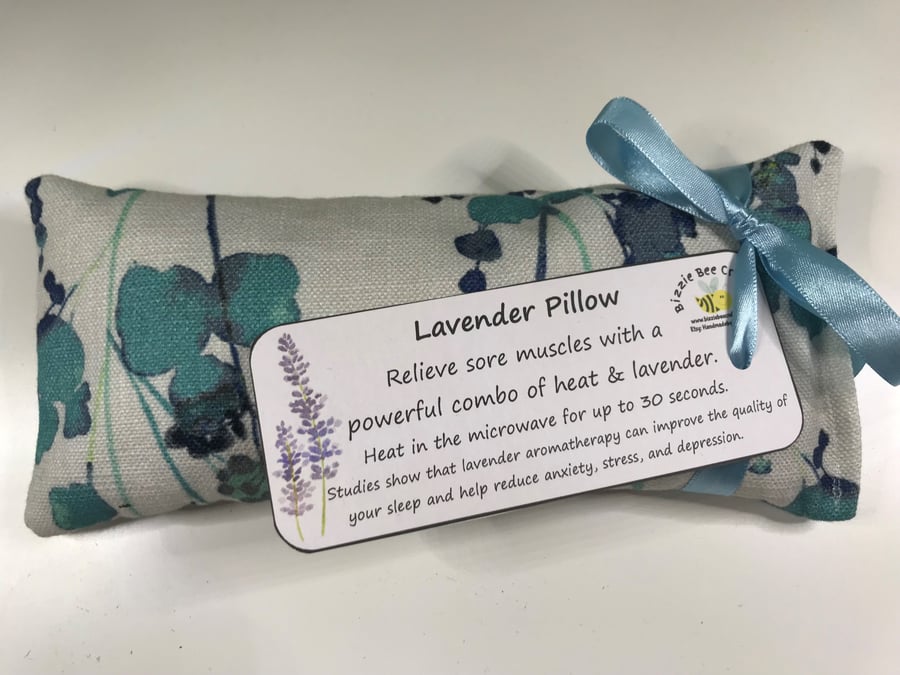 Lavender Pillow for Relaxation and Headache Relief Small Pamper Gift