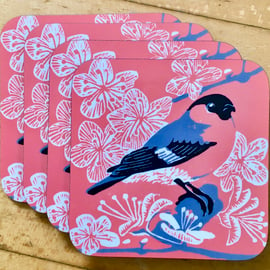 Pk 4 Bullfinch Coasters