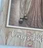 Beautiful and elegant Art Deco couple congratulations wedding card - Image 7
