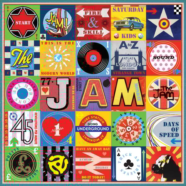 The Jam Pop Art Print No. 2  - Paul Weller Poster - Mod