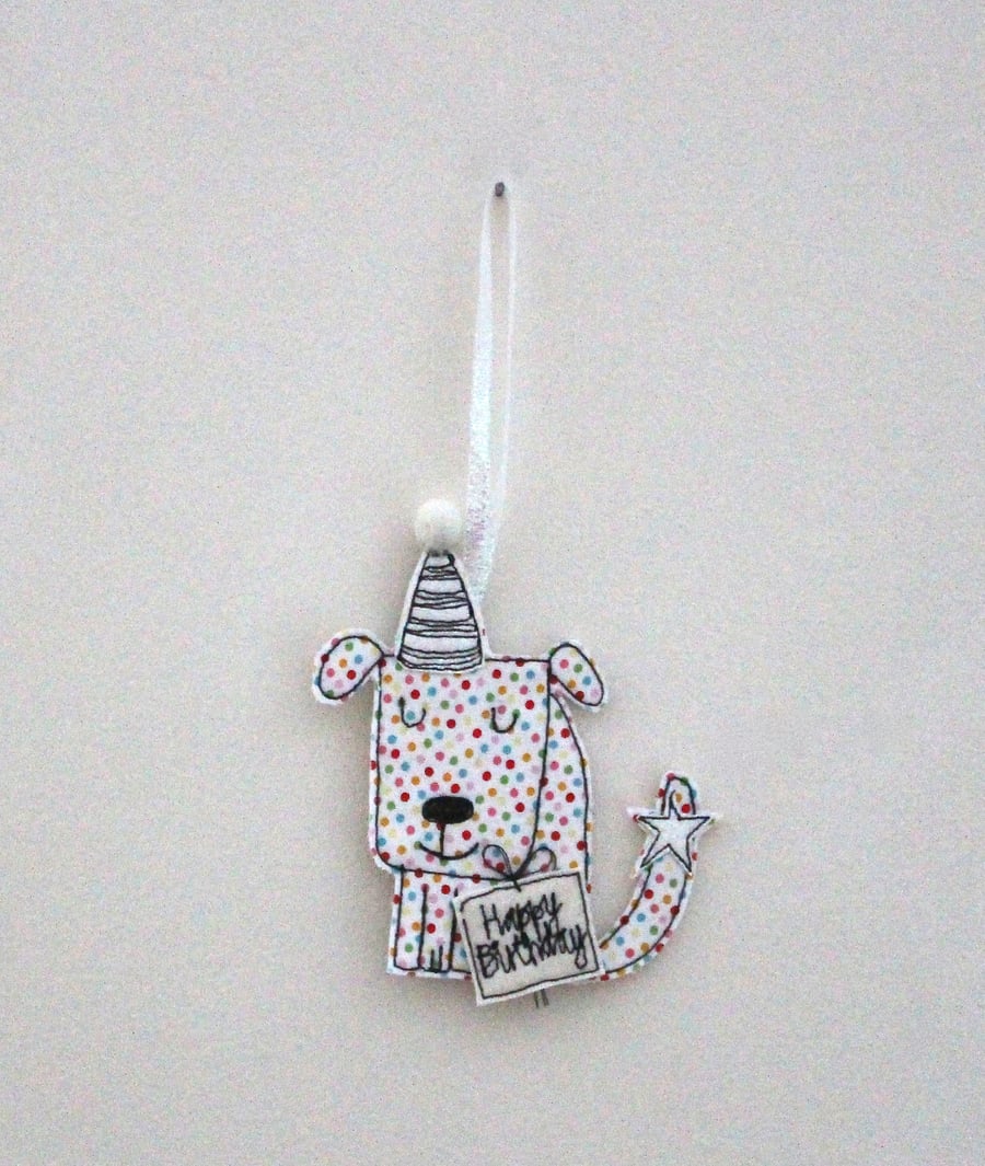 'Happy Birthday' - Hanging Decoration