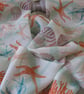 Handprinted chiffon scarf Seashore  - Image 2