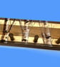 Three Key Holder on 3 coloured woods – SKU-KH1 - Image 1