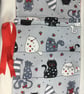 Straight knitting needle case with cats, needle roll, needle case, needle storag - Image 4