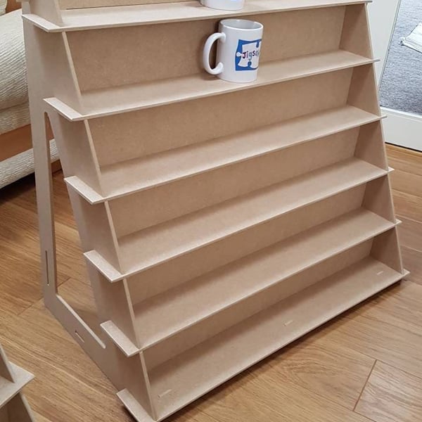 Mug Display Stand - Flat packing - Ideal for craft fairs & markets