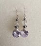 Sparkle earrings, cubic zirconia and quartz - Image 8