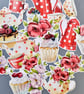 Afternoon Tea die cuts, collage pieces, card toppers, junk journal supplies - Image 6