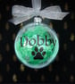 Personalised Dog Bauble - Christmas Tree Ornament - Image 4