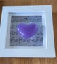 Framed Glass Heart