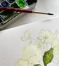 Framed original watercolour painting 'Pot of Primroses' - Image 5