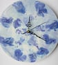 "Morning Light" Unique Hand-painted Handcrafted Clock Abstract Wall Art  - Image 2