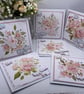 A little luxury for a small price Mothers day cards with shimmering Silver writi