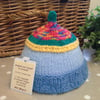 Hand Knitted Newborn Beanie Hat  Size (HELP A CHARITY)