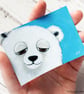 Cute Polar Bear - Original ACEO Painting - Image 4