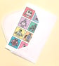 Robot Card - blank greetings card with cute robots L-RRB - Image 2