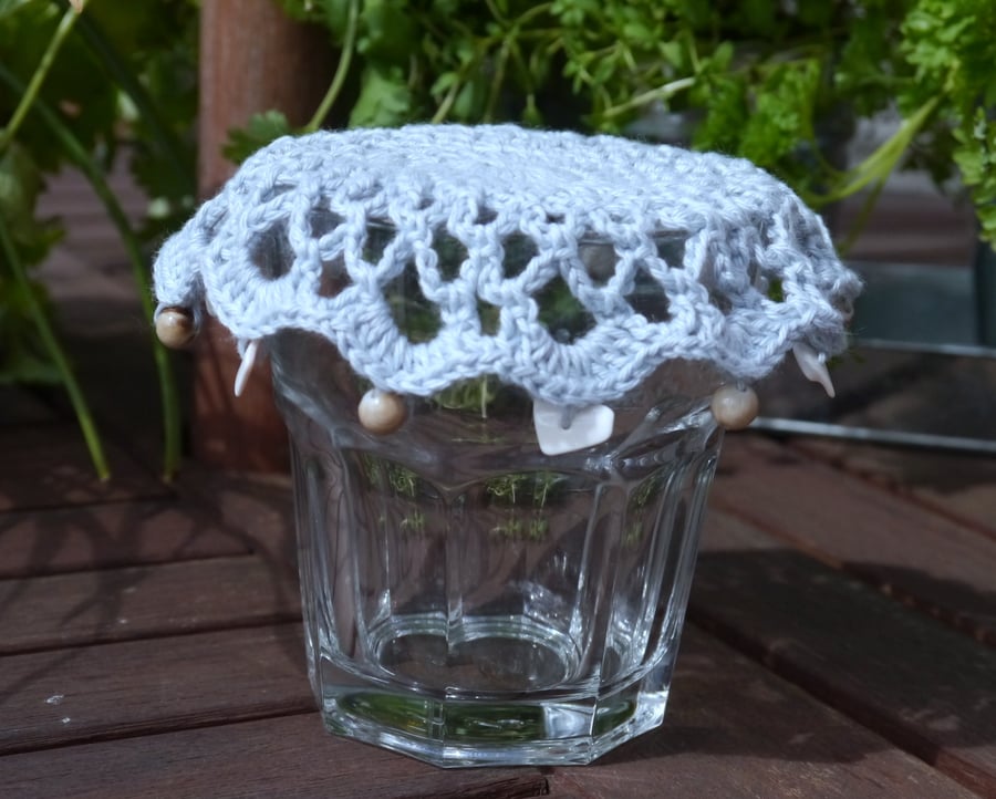 Crochet Beaded Jug Cover