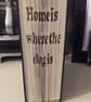 Home is where the dog is CUT & FOLD Book Folding Pattern - EMAILED PDF PATTERN - Image 1