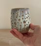 Handmade ceramic candle holder, ceramic luminary  - Image 1