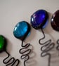 Stained glass flower pot plant stake, all rainbow colours sun catcher, plant acc - Image 6