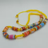 Sunshine Yellow Paper Bead Necklace 